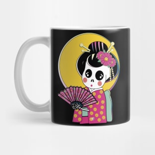 Geisha skeleton Mug